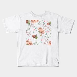 Vintage floral pattern Kids T-Shirt